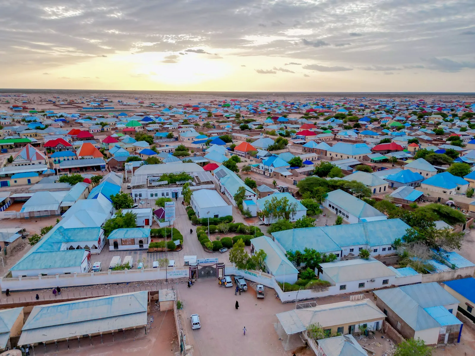 Aerial drone photography of Cadaado